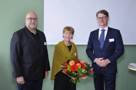 Markus Hofmann, Prof. Dr. Helga Seel und Dr. Stefan Hoehl 