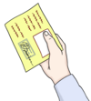 Postkarte ©Lebenshilfe für Menschen mit geistiger Behinderung Bremen e. V., Illustrator Stefan Albers, Atelier Fleetinsel, 2013 Postkarte