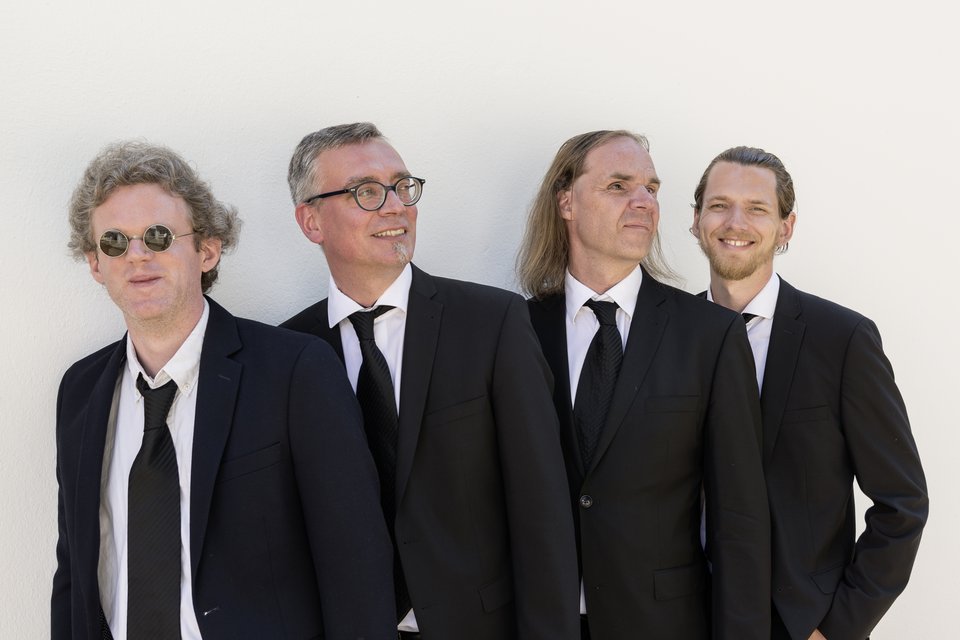 Die Band Blind Foundation: Jonas Hauer, Markus Hofmann, Manfred Scharpenberg, Florian Hollinghaus