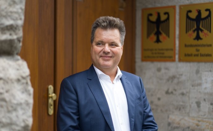 Im Bild zu sehen ist Jürgen Dusel, Beauftragter der Bundesregierung für die Belange von Menschen mit Behinderungen