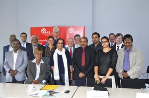 Die Indische Delegation Foto der Indischen Delegation
