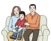 Familie ©Lebenshilfe für Menschen mit geistiger Behinderung Bremen e. V., Illustrator Stefan Albers, Atelier Fleetinsel, 2013 Familie