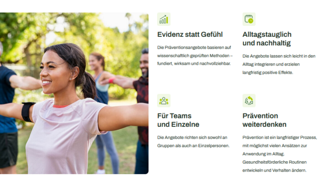 Das Foto zeigt einen Screenshot vom neuen Portal.