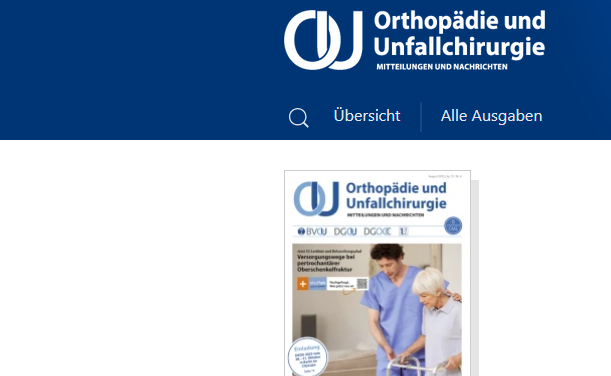 Screenshot der Seite www.springermedizin.de