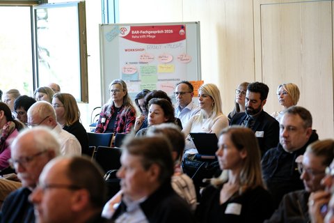 Ein Blick ins Publikum beim BAR-Fachgespräch 2026